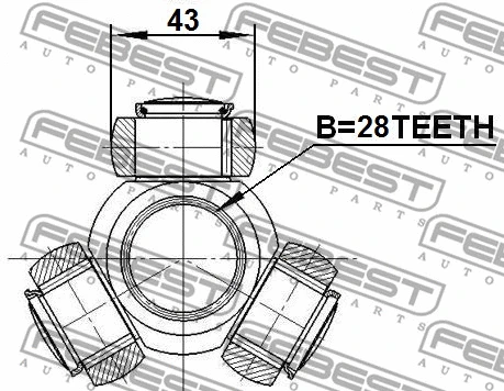 Spider Assembly, drive shaft
