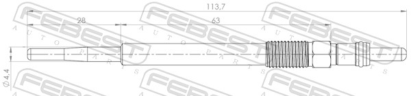 Glow Plug (25642-005)