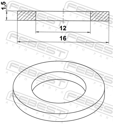 Seal Ring, oil drain plug