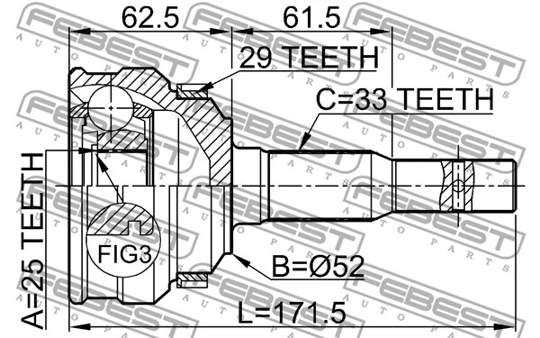 Joint Kit, drive shaft