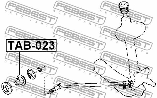 Mounting, control/trailing arm
