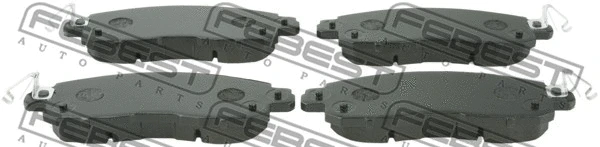 Brake Pad Set, disc brake (0201-L33RF)