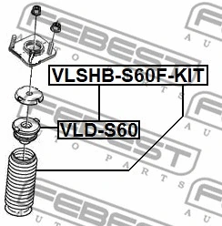 Dust Cover Kit, shock absorber