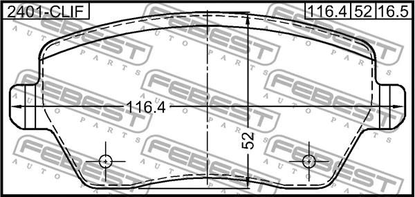 Brake Pad Set, disc brake