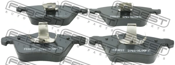 Brake Pad Set, disc brake (2701-XC90F16)