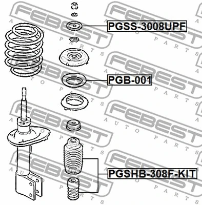 Dust Cover Kit, shock absorber