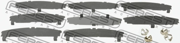 Anti-Squeal Foil, brake pad (back plate)