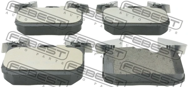 Brake Pad Set, disc brake (1901-F20F)