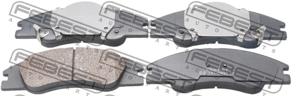 Brake Pad Set, disc brake (2201-CERIF)