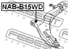 Mounting, control/trailing arm