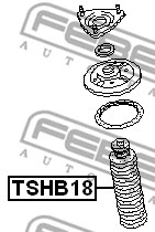 Dust Cover Kit, shock absorber