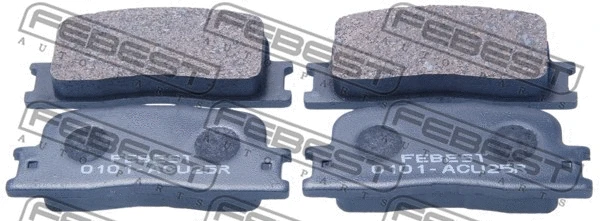 Brake Pad Set, disc brake (0101-ACU25R)