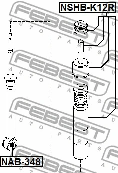 Bush, shock absorber