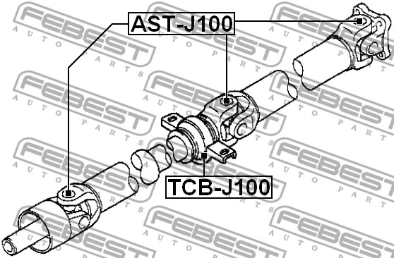 Bearing, propshaft centre bearing