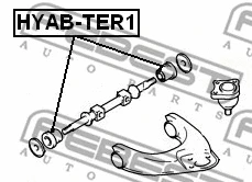 Mounting, control/trailing arm