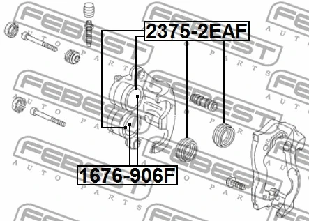 Repair Kit, brake caliper