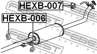 Mounting Kit, exhaust system