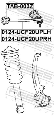 Control/Trailing Arm, wheel suspension