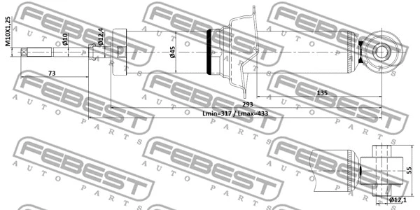 Shock Absorber (04110-008R)