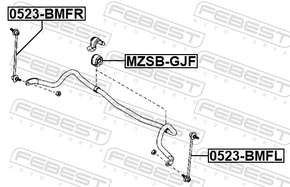 Link/Coupling Rod, stabiliser bar