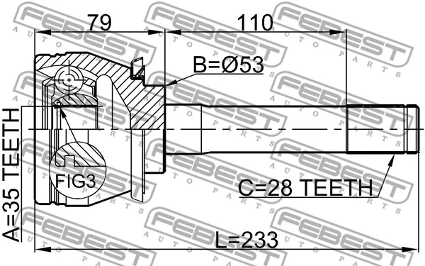 Joint Kit, drive shaft