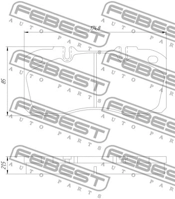Brake Pad Set, disc brake