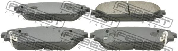 Brake Pad Set, disc brake (0501-BMF)
