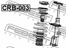 Rolling Bearing, suspension strut support mount