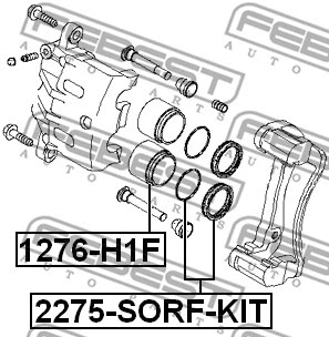 Piston, brake caliper
