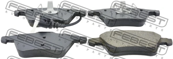 Brake Pad Set, disc brake (2301-T5F)