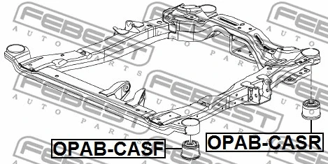 Bushing, axle beam