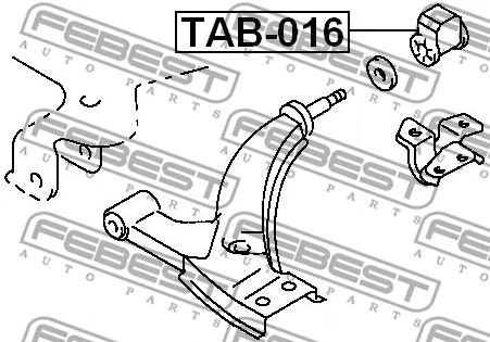 Mounting, control/trailing arm