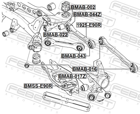 Control/Trailing Arm, wheel suspension