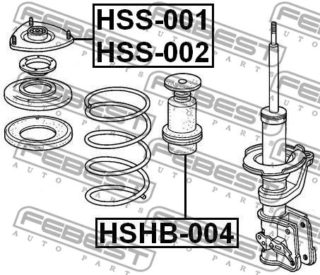 Suspension Strut Support Mount
