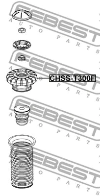 Repair Kit, suspension strut support mount