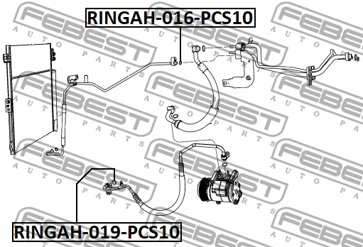 Sealing Ring, coolant line