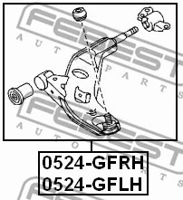 Control/Trailing Arm, wheel suspension