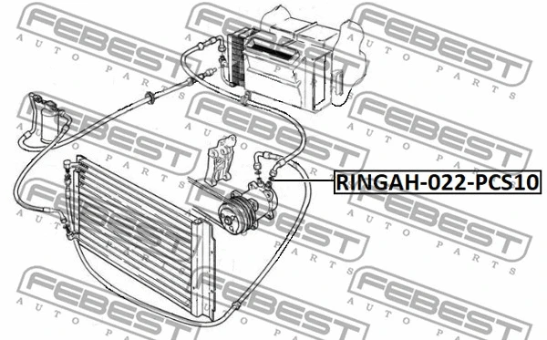 Sealing Ring, coolant line
