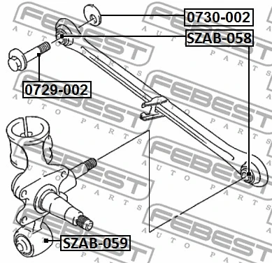 Caster Shim, axle beam