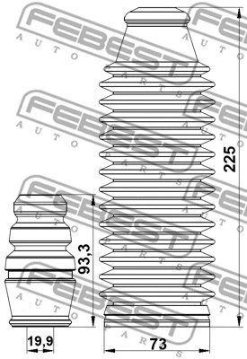 Dust Cover Kit, shock absorber