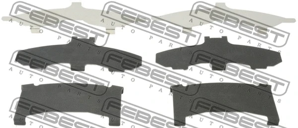 Anti-Squeal Foil, brake pad (back plate)
