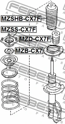 Rolling Bearing, suspension strut support mount