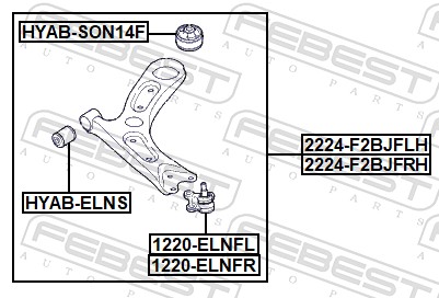 Control/Trailing Arm, wheel suspension
