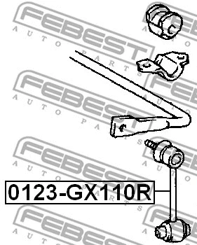 Link/Coupling Rod, stabiliser bar
