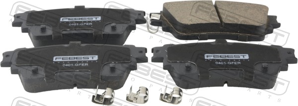 Brake Pad Set, disc brake (0401-GFER)