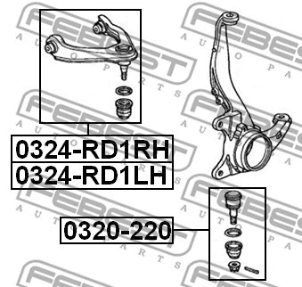 Control/Trailing Arm, wheel suspension