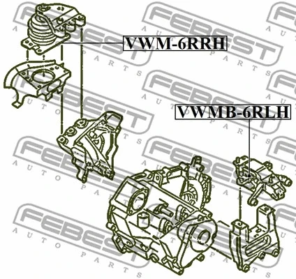 Mounting, engine