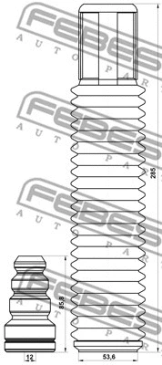 Dust Cover Kit, shock absorber