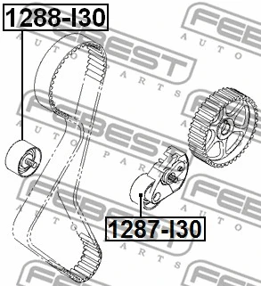 Deflection/Guide Pulley, timing belt