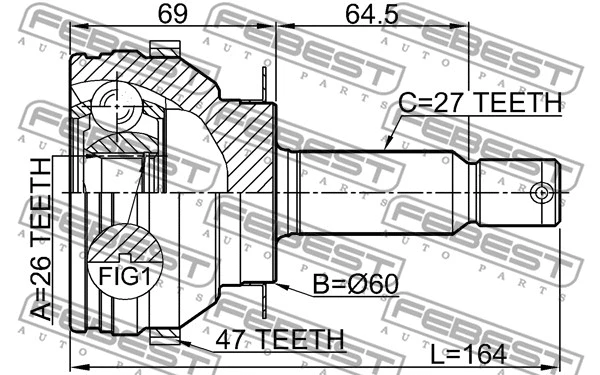 Joint Kit, drive shaft